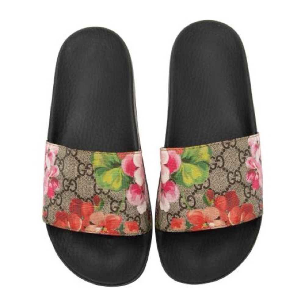 Gucci GG Supreme Bloom Slides